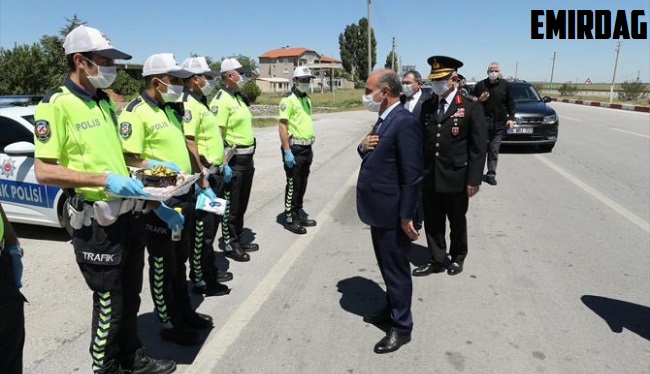 Emniyet Genel Müdürü, Emirdağ'daki Uygulama Noktasını Ziyaret Etti